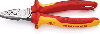 Obrázek produktu pro KNIPEX KN 97 78 180 T - VDE- Crimpzange für Aderendhülsen mm