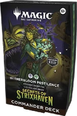 Produktbild von Magic: The Gathering Commander: Secrets of Strixhaven: Witherbloom Pestilen