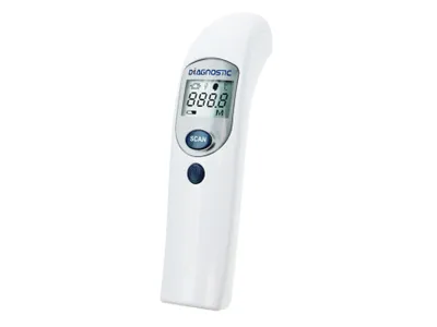 Image de Thermomètre de fièvre, thermomètre infrarouge pour bébés, enfants et adultes. Thermomètre frontal, sans contact, numérique