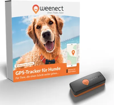 Produktbild von Weenect GPS Tracker XS Hund Schwarz