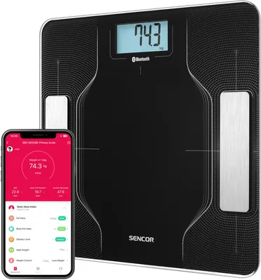 Obrázok produktu pre SENCOR SBS 8002BK Inteligentná osobná fitnes váha