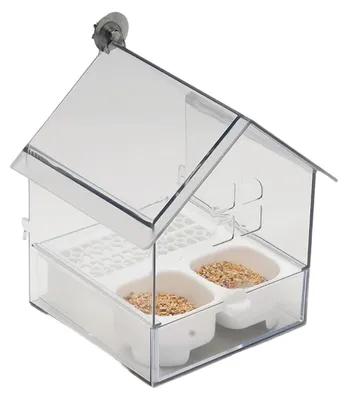 Produktbild von Vogelhaus mit Futterstation für Balkon und Garten