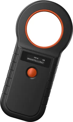 Zdjęcie produktu dla Mikroczip zwierzęcy Skaner tagów dla zwierząt Czytnik identyfikatorów RFID EMID Czytnik ręczny dla zwierząt BT + USB + 2.4G Podłącz 128 informacji Funkcja przechowywania Ekran OLED 134,2 kHz Standard FDX-B ISO11784/ISO11785 Czytnik weryfikacji chipów dla psów i kotów