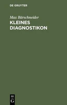 Produktbild von Kleines Diagnostikon