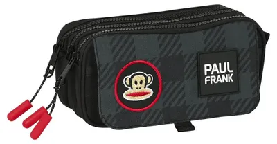 Produktbild von Safta Triple Mäppchen Schwarz Mann Schwarz One Size
