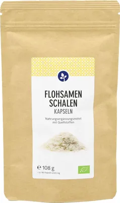 Zdjęcie produktu dla Psyllium husks 500 mg organiczne kapsułki 180 kapsułek