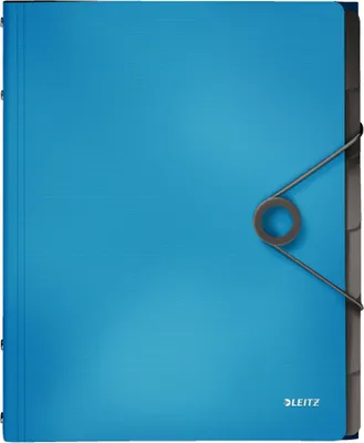 Obrázek produktu pro Leitz 45691030, Složka s klapkami, A4, Polypropylen (PP), Modrá, 200 listy, 80 g/m²