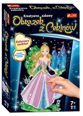 Image de RANOK-CREATIVE Tableau à paillettes Princesse 22126