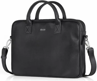 Image de SOLIER S33 CARLOW MEN'S SHOULDER BAG noir