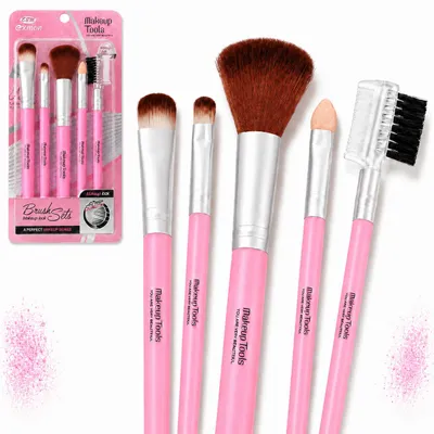 Image de Set de 5 pinceaux de maquillage, productTiles.product.images.aiGenerated