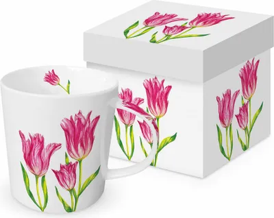 Immagine prodotto di Tazza in porcellana Tulipani, capacità 350 ml