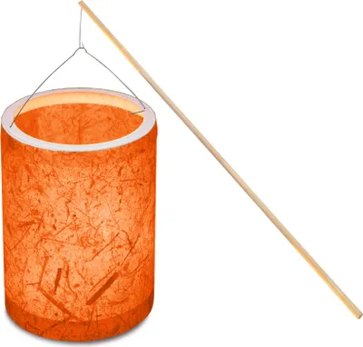 Produktbild von URSUS Laternen-Bastelset 6 Bananenpapier Orange