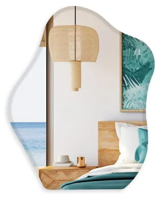 Immagine prodotto di Specchio da parete asimmetrico, 45x56 cm, senza cornice e con supporto in MDF