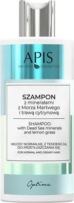 Zdjęcie produktu dla Apis - Optima - Szampon z minerałami z Morza Martwego i trawą cytrynową 300ml