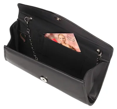 Produktbild von Schwarze Damen-Clutch-Handtasche