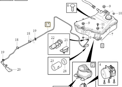 Produktbild von VOLVO XC40 OE beheizte Adblue-Leitung