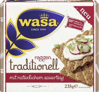 Produktbild von Wasa Roggen Traditionell 235g