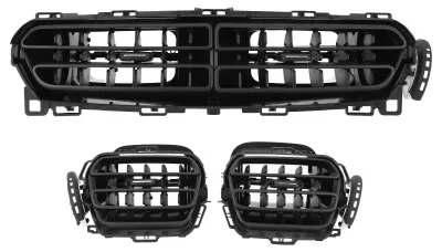 Zdjęcie produktu dla 3 sztuki kratek wylotowych klimatyzacji samochodowej 96772870ZD – zamienniki do Peugeot 301 od 2013 r.