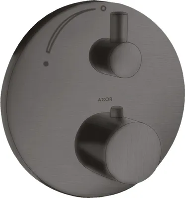 Produktbild von Thermostat AXOR UNO² UP m Abstellventil brushed black chrome brushed black chrome