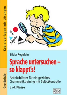 Obrázek produktu pro Sprache untersuchen - so klappt's! 3./4. Klasse