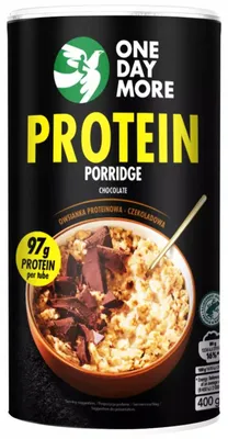 Produktbild von OneDayMore | Protein Porridge Schokolade | Haferflocken mit Whey Protein, 97 g Eiweiß, ballaststoffreich, schnell zubereitet 450 g