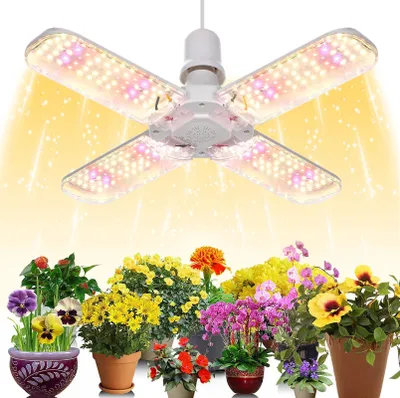 Produktbild von 40W E27 Rostlinná lampa LED Plné spektrum 240LEDs Skládací rostoucí lampa Vodotěsná rostoucí lampa pro pokojové rostliny Zelenina Pěstování ve skleníku