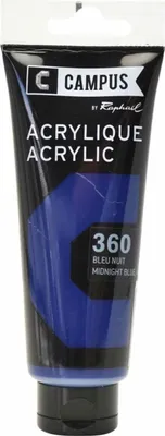 Obrázok produktu pre Akrylová farba 100 ml - Polnočná modrá č. 360