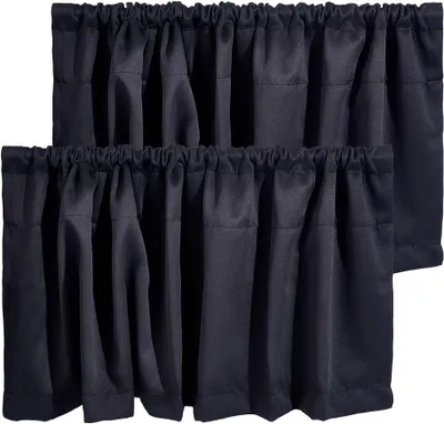 Immagine prodotto di Tende oscuranti, confezione da 1, dimensioni 132x45,7 cm, modello con passanti per tenda