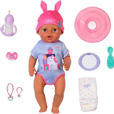 Image de BABY born Eva Click & Play 43 cm, poupée bébé, fille, 3 ans, garçon/fille, 430 mm, multicolore
