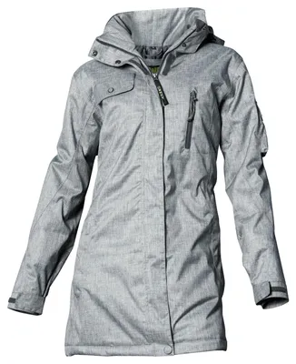 Produktbild von Owney Arctic Winterjacke Damen Grau 3XL wetterfest Hundehalter Outdoorjacke atmugsaktiv Parka mit vielen Taschen