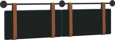 Image de vidaXL Tête de lit suspendue BleuPolyuréthanestyle antique