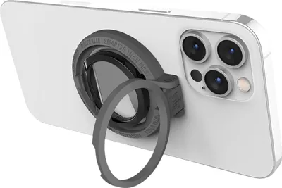 Produktbild von stm goods, MagSafe-Ring für iPhone mit klappbarem Stand und Flaschenöffner, Grau