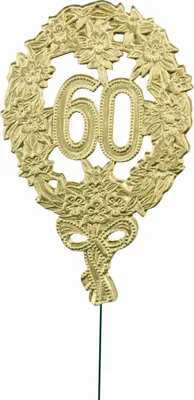Obrázok produktu pre Demmler 1225600192 Jubiläumszahl 60 gold
