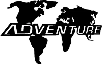 Produktbild von Magnettafel in Schwarz, Metall Magnetische Tafel, Magnetpinnwand, Magnetboard, Magnetwand, Inschrift: Adventure
