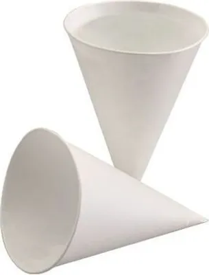 Produktbild von Papstar Spitzbecher aus Zuckerrohrpapier 100 ml, 25 x 200 Stück