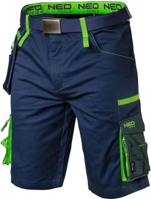 Produktbild von NEO TOOLS Krótkie spodenki PREMIUM, 62% bawełna, 35% poliester, 3% Elasthan, rozmiar L