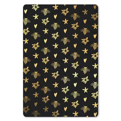 Produktbild von MuchoWow® Mauspad Mousepad Gold - Muster - Form 18x27 cm - Mousepads - Maus Mat - Pad - Mausunterlage