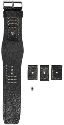 Produktbild von Hochwertiges Echt-Lederband, schwarz, SET