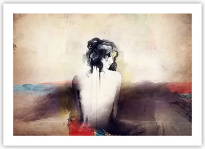 Produktbild von Poster - Poster ohne Rahmen - Frau handeln nackt - 70x50 cm - Wand Bild - Wanddeko - Wandbilder - Kunstposter - Wandposter - Bilder - Kunstdruck - Wanddekoration - Wandbild - P2XAA70x50-3657