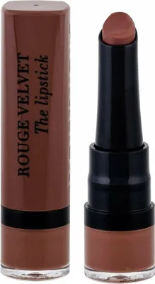 Zdjęcie produktu dla Bourjois Rouge velvet lipstick, Brązowy, Taupe of Paris, 1 kol., Nawilżający, Aksamit, Kremowy