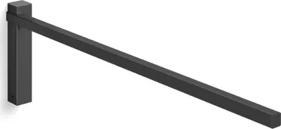 Image de ZACK Porte-serviettes en acier inoxydable CARVO Porte-serviettes 44 cm noir 40511