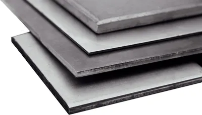 Productafbeelding van Plaatstaal ijzeren platen - Metaalplaat - Bouw projecten - Warmgewalst - 200x400mm - Metaalkleur