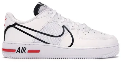 Produktbild von Nike Air Force 1 React White Black Red - EU 42.5