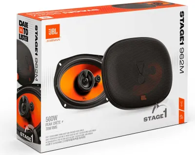 Zdjęcie produktu dla JBL Stage1 962M | 3-drożne koncentryczne głośniki samochodowe 6x9 cali - 560 Watt