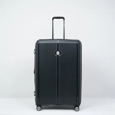 Produktbild von Verage Rome Spinner Gr. L Reisetrolley Koffer mit TSA‑Zahlenschloss – Erweiterbarer Hartschalen‑Koffer.Farbe:Schwarz