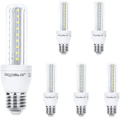 Produktbild von Aigostar LED Stick T3 E27 2U 8W Coldlight LED-Stick, Sockel E27, 8 Watt, Neutralweiß, 4000 K,