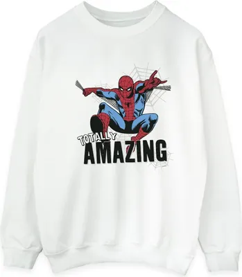 Produktbild von Marvel - "Amazing" Sweatshirt für Herren BI35020 (M) (Weiß)