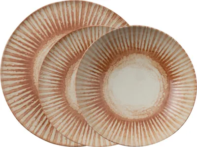 Produktbild von Arthur Krupp Geschirrset Sunlight - Rot 12-teilig