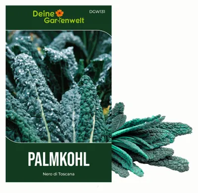 Produktbild von Palmkohl Nero di Toscana Samen - Brassica oleracea var. Palmifolia - Palmkohlsamen - Gemüsesamen - Saatgut für 120 Pflanzen