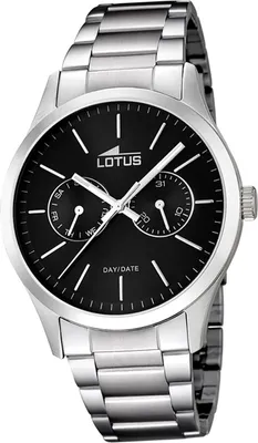 Image de Lotus mens montre élégante L15954/3 acier montre-bracelet minimaliste argent D2UL15954/3
